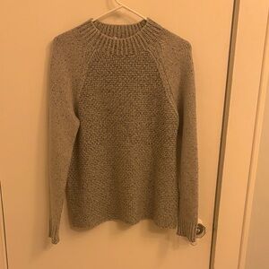 Vince mockneck marled raglan sweater